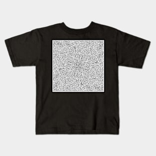 Nirmana Center Galaxy Line Art Kids T-Shirt